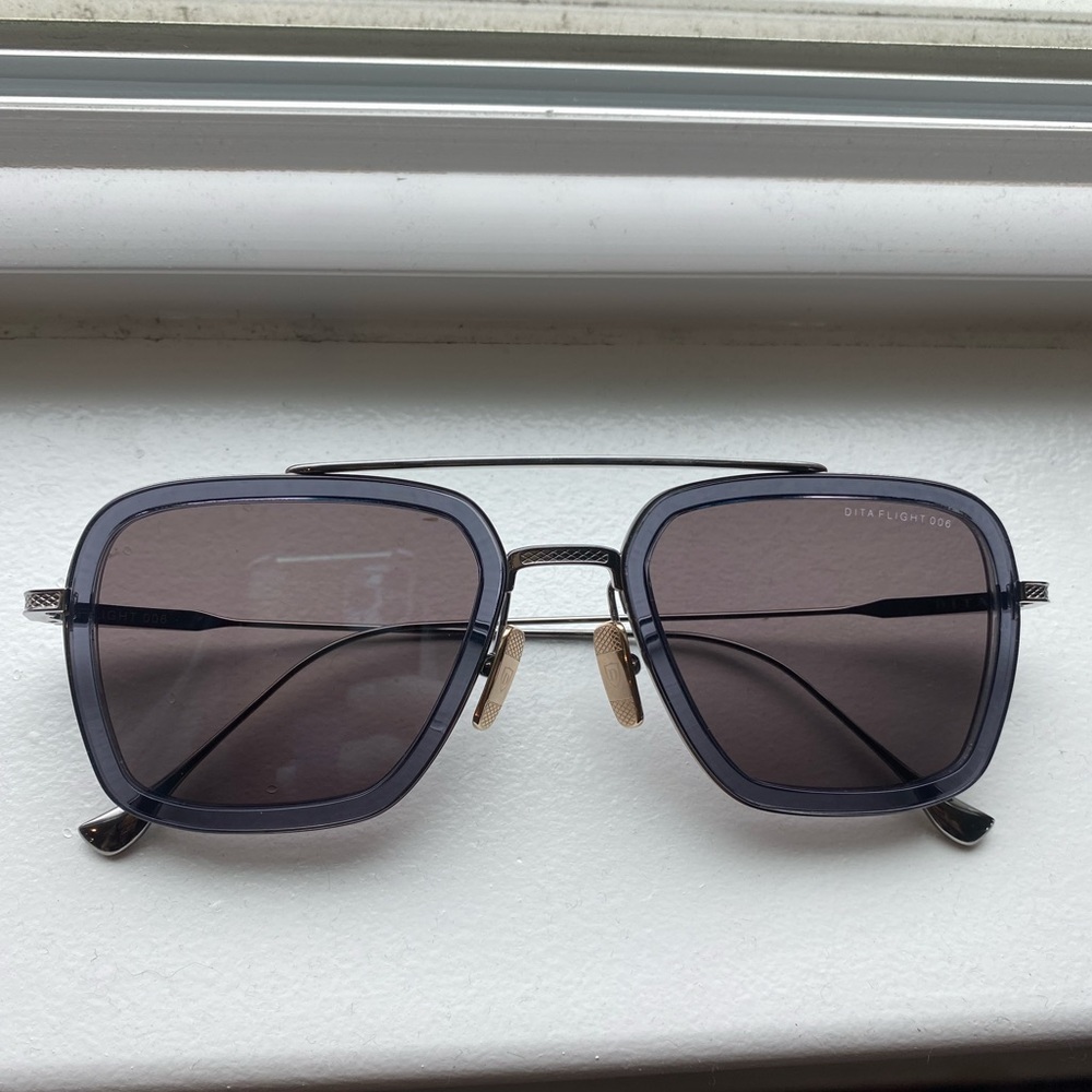 DITA flight 006 Smoke grey / black palladium